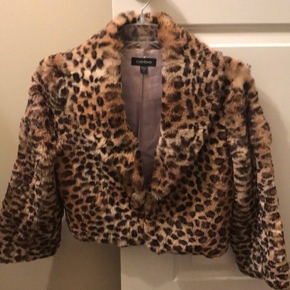 bebe Jackets & Blazers - Coat by BeBe in dyed rabbit